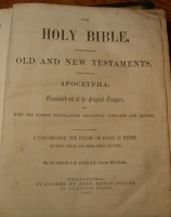 Garrard-Gould Bible inside cover